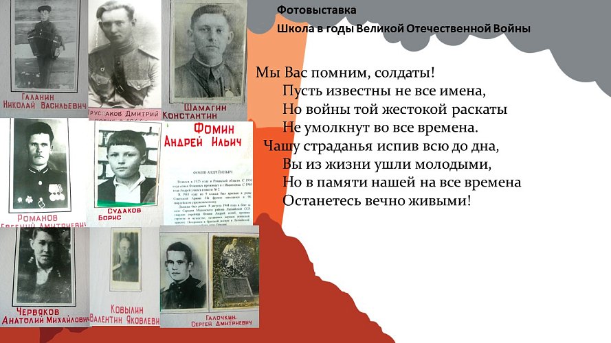 «История создания школьного музея. Школа в годы Великой Отечественной Войны»